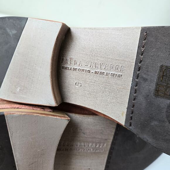 Freda Salvador NEW Chelsea Loafer Suede Leather Oxford Western Womens Size 5 - Picture 13 of 16